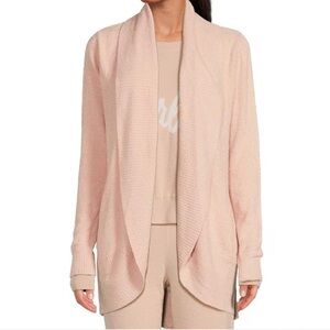 Barefoot Dreams Soft Pink Open Cardigan